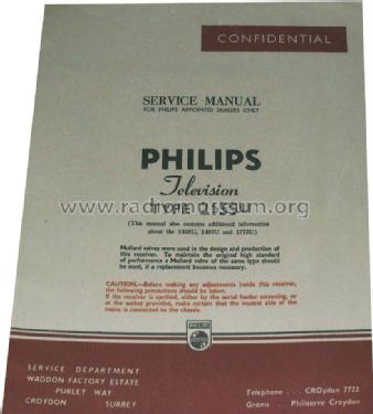 1468U; Philips Electrical, (ID = 1740539) Television