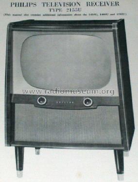 2155U; Philips Electrical, (ID = 1740536) Television