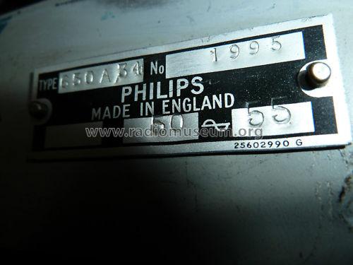 650A /34; Philips Electrical (ID = 1052714) Radio