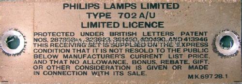 702A; Philips Electrical, (ID = 795157) Radio
