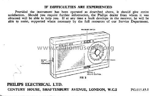 Transistor Seven Personic L0G90T; Philips Electrical, (ID = 823248) Radio