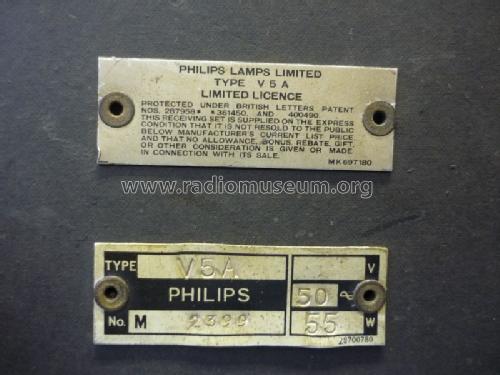 Theatrette V5A; Philips Electrical, (ID = 907231) Radio