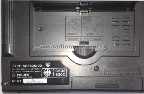 AE3625/00; Philips Hong Kong (ID = 1596748) Radio
