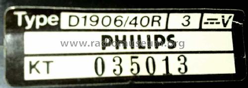 D1906 /40R; Philips Hong Kong (ID = 1685381) Radio