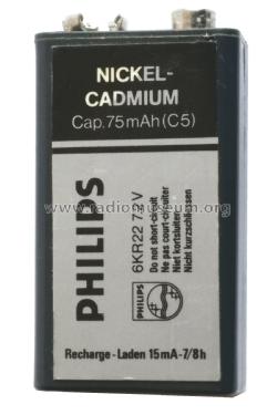 Nickel-Cadmium Akkumulator 6KR22 7,2 V; Philips Hong Kong (ID = 2075283) A-courant