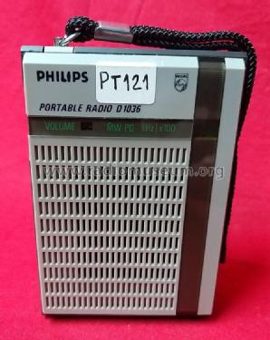 Portable AM Radio D1036/00; Philips Hong Kong (ID = 3141498) Radio