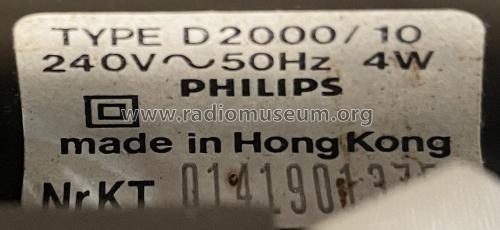 Portable D2000 /10; Philips Hong Kong (ID = 3064206) Radio