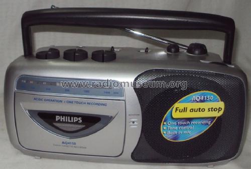 Radio Cassette Recorder AQ4150 /00S; Philips 飞利浦; (ID = 1386514) Radio