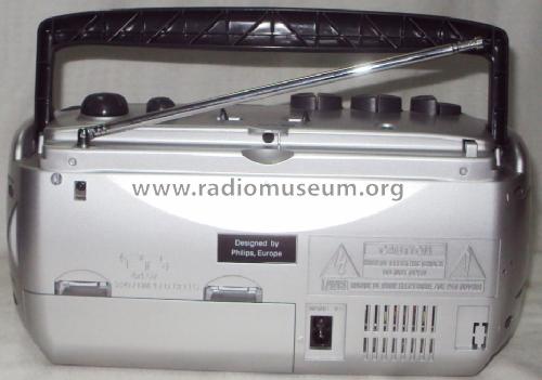 Radio Cassette Recorder AQ4150 /00S; Philips 飞利浦; (ID = 1386515) Radio