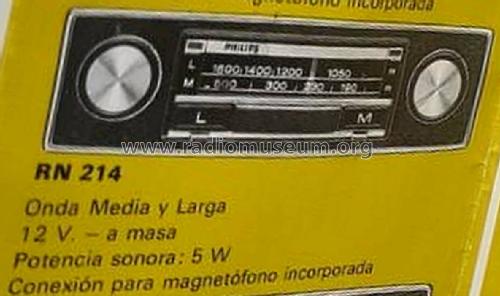 30-RN-214; Philips Ibérica, (ID = 2999018) Car Radio