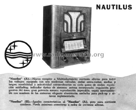 Nautilus 535A; Philips Ibérica, (ID = 2317127) Radio