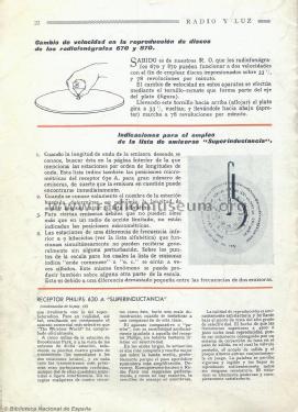Super-Inductancia 670C ; Philips Ibérica, (ID = 3149100) Radio