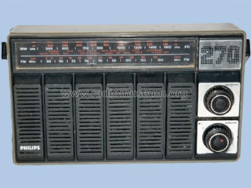 Portable Radio 270 90AL270 /50; Philips, Singapore (ID = 1118347) Radio