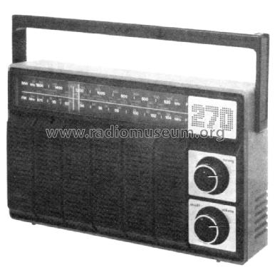 Portable Radio 270 90AL270 /22; Philips; Eindhoven (ID = 1101683) Radio
