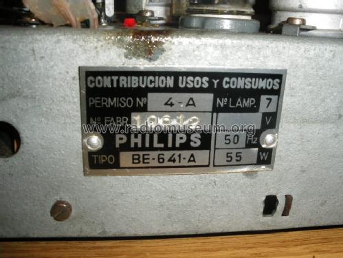 BE-641-A; Philips Ibérica, (ID = 1074027) Radio