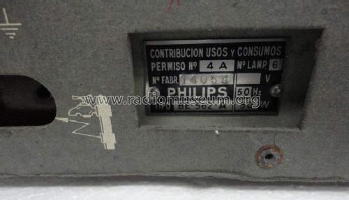 BE-562-A; Philips Ibérica, (ID = 1112147) Radio
