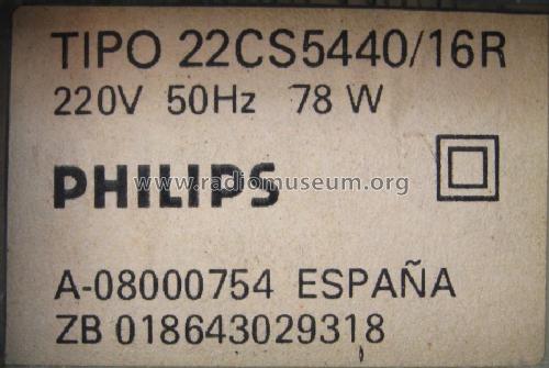 HiQ-Sound 22CS5440/16R ; Philips Ibérica, (ID = 1225406) Television