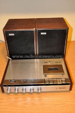 Stereo Cassette Recorder N 2400 /18; Philips Ibérica, (ID = 1619580) R-Player