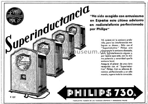 Superinductino - Superinductancia 730A; Philips Ibérica, (ID = 1693337) Radio