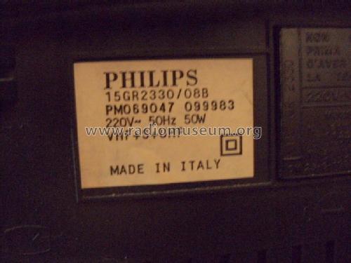 15GR2330 /08B Ch= G90AE; Philips Italy; (ID = 1629989) Television