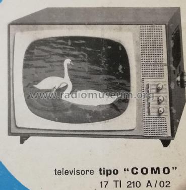 Como 17TI210A /02; Philips Italy; (ID = 2883922) Télévision
