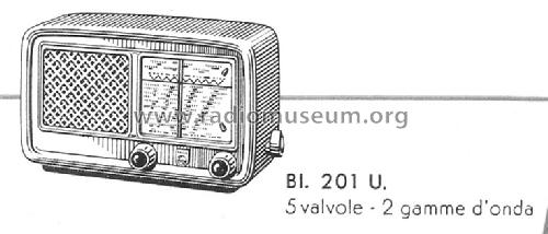 BI201U; Philips Italy; (ID = 207464) Radio