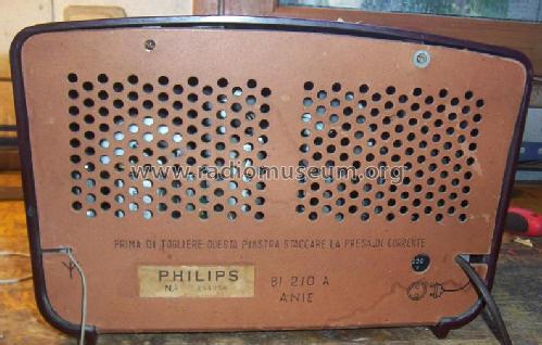 BI210A; Philips Italy; (ID = 462424) Radio