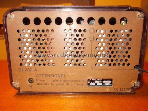 BI280A; Philips Italy; (ID = 1915254) Radio