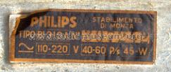 BI-310A; Philips Italy; (ID = 101158) Radio