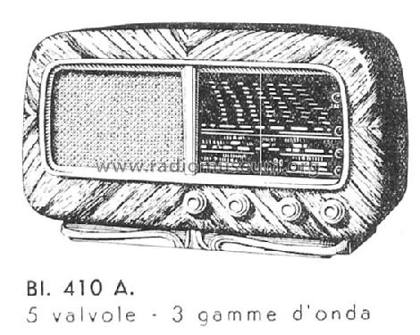 BI410A; Philips Italy; (ID = 207457) Radio