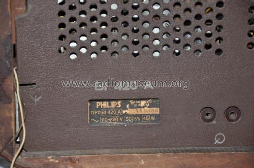 BI420A; Philips Italy; (ID = 2234465) Radio