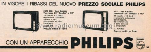 Brescia 23TI250; Philips Italy; (ID = 2612045) Televisore