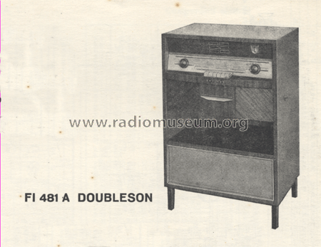 Doubleson FI481A; Philips Italy; (ID = 244078) Radio