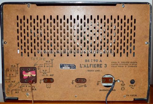 L'Alfiere 3 B4I90A; Philips Italy; (ID = 2226020) Radio