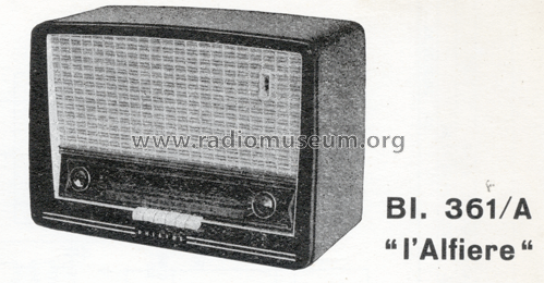 L'Alfiere BI 361/A; Philips Italy; (ID = 247586) Radio