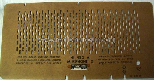 Miniphone 2 HI482A; Philips Italy; (ID = 2046851) Radio