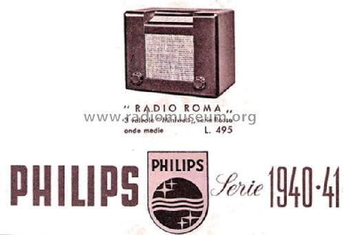 Roma 101; Philips Italy; (ID = 496745) Radio