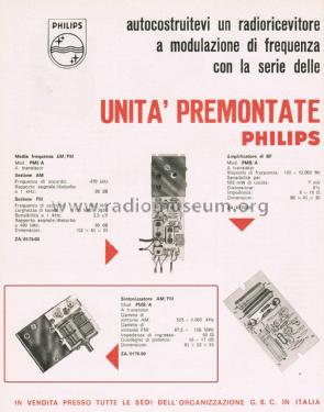 Sintonizzatore AM/FM PMS/A; Philips Italy; (ID = 2772786) Adattatore