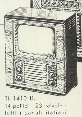 TI1410U; Philips Italy; (ID = 207455) Télévision