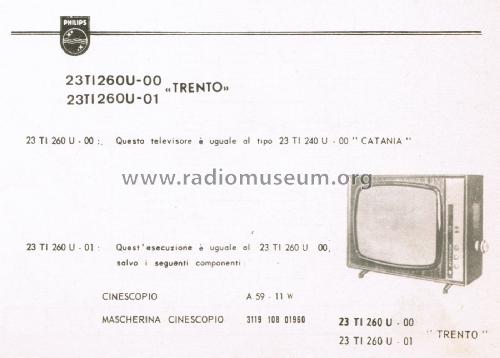 Trento 23 TI 260U -00 -01; Philips Italy; (ID = 3002644) Televisore