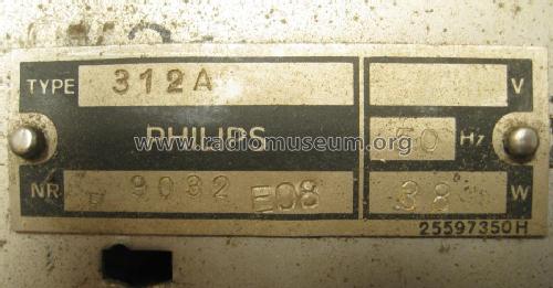 312A; Philips; Eindhoven (ID = 789902) Radio