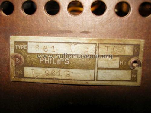 661U; Philips Belgium (ID = 322332) Radio