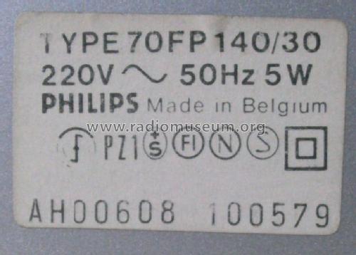 Automatic Return Record Player 70FP140 /30; Philips Belgium (ID = 1599736) Sonido-V