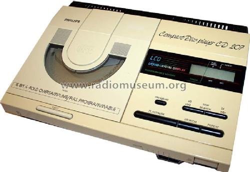 Compact Disc Player CD207 /00B; Philips Belgium (ID = 1695037) R-Player