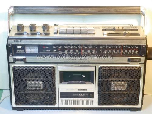 Radio Recorder 22AR584 /00; Philips Belgium (ID = 1797476) Radio