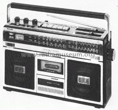 Radio Recorder 22AR584 /00; Philips Belgium (ID = 300608) Radio