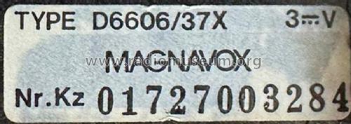 Moving Sound D6606 /37; Philips Magnavox (ID = 3142739) R-Player