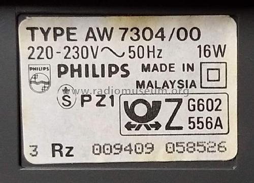 AW-7304 /00; Philips Malaysia; (ID = 2931573) Radio