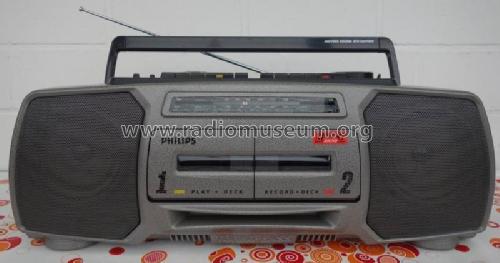 Stereo radio recorder TURBO-BASS AW7502 /00M; Philips Malaysia; (ID = 2400686) Radio