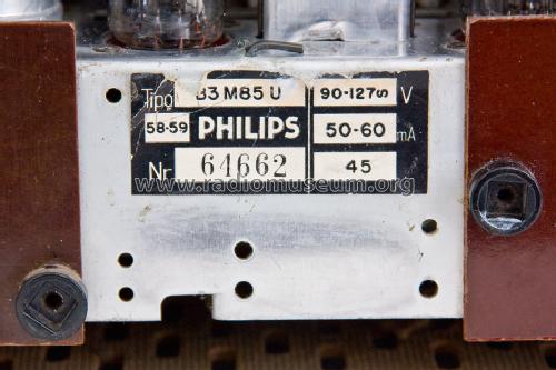 B3M85U /02; Philips Mexicana S.A (ID = 1662460) Radio